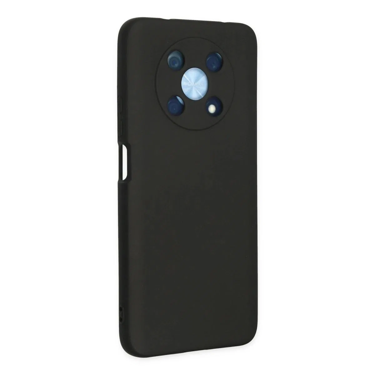 Huawei Nova Y90 Kılıf Nano İçi Kadife Silikon - Siyah görsel 2