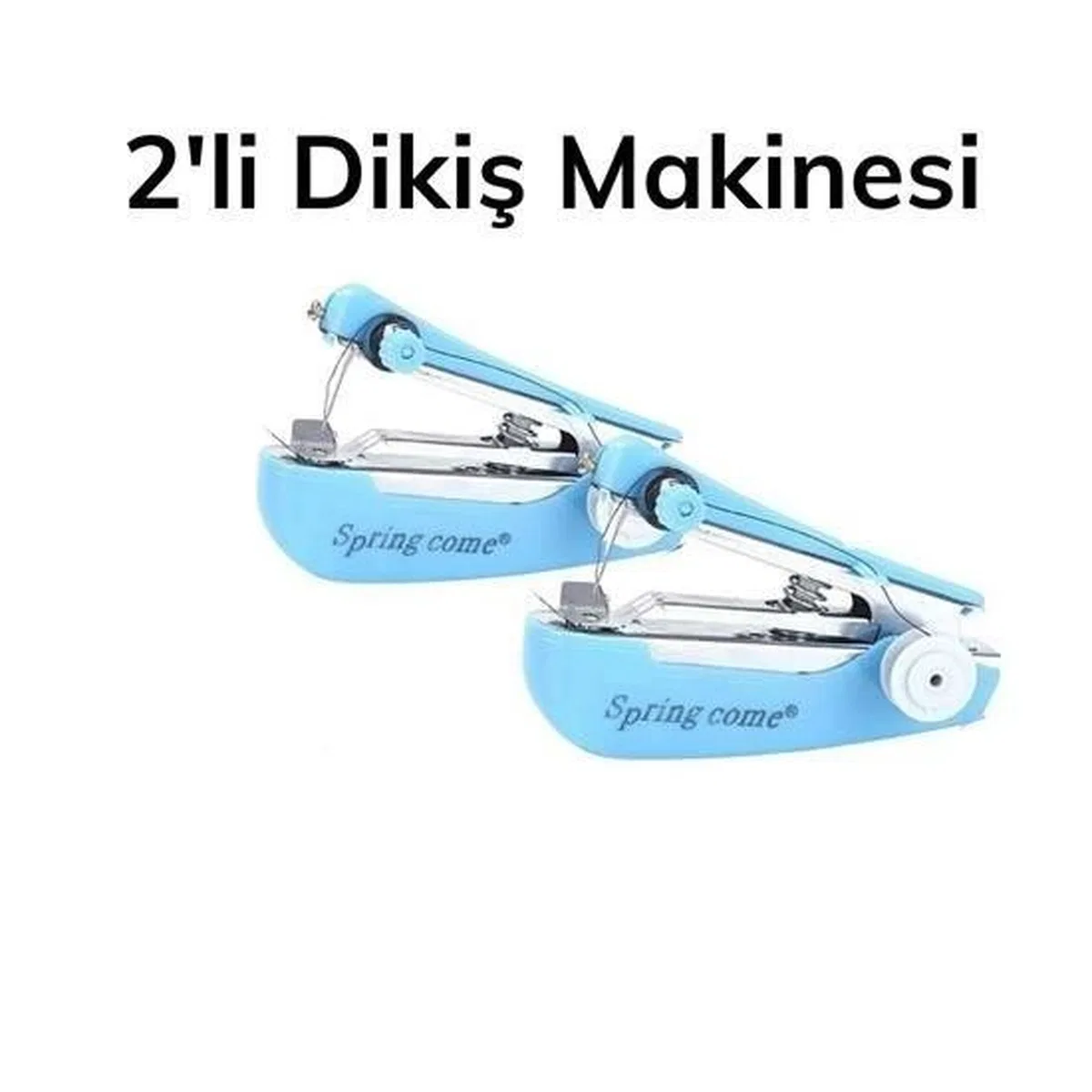 Spring Come Mini Kolay Seyehat Ve Ev Tipi El Dikiş Dikme Makinası görsel 8