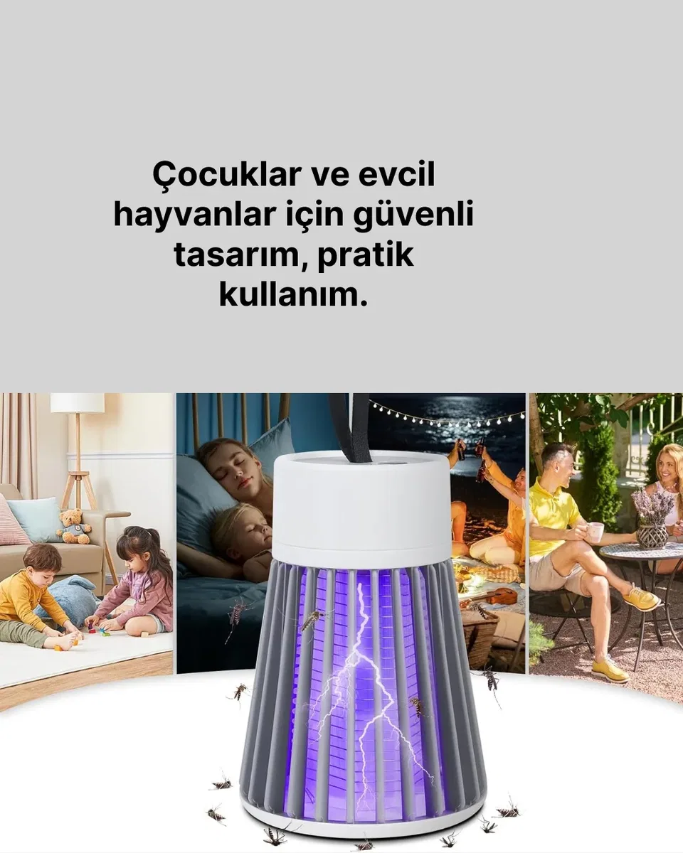 Uzun Ömürlü Bataryalı Taşınabilir Böcek Kovucu görsel 3