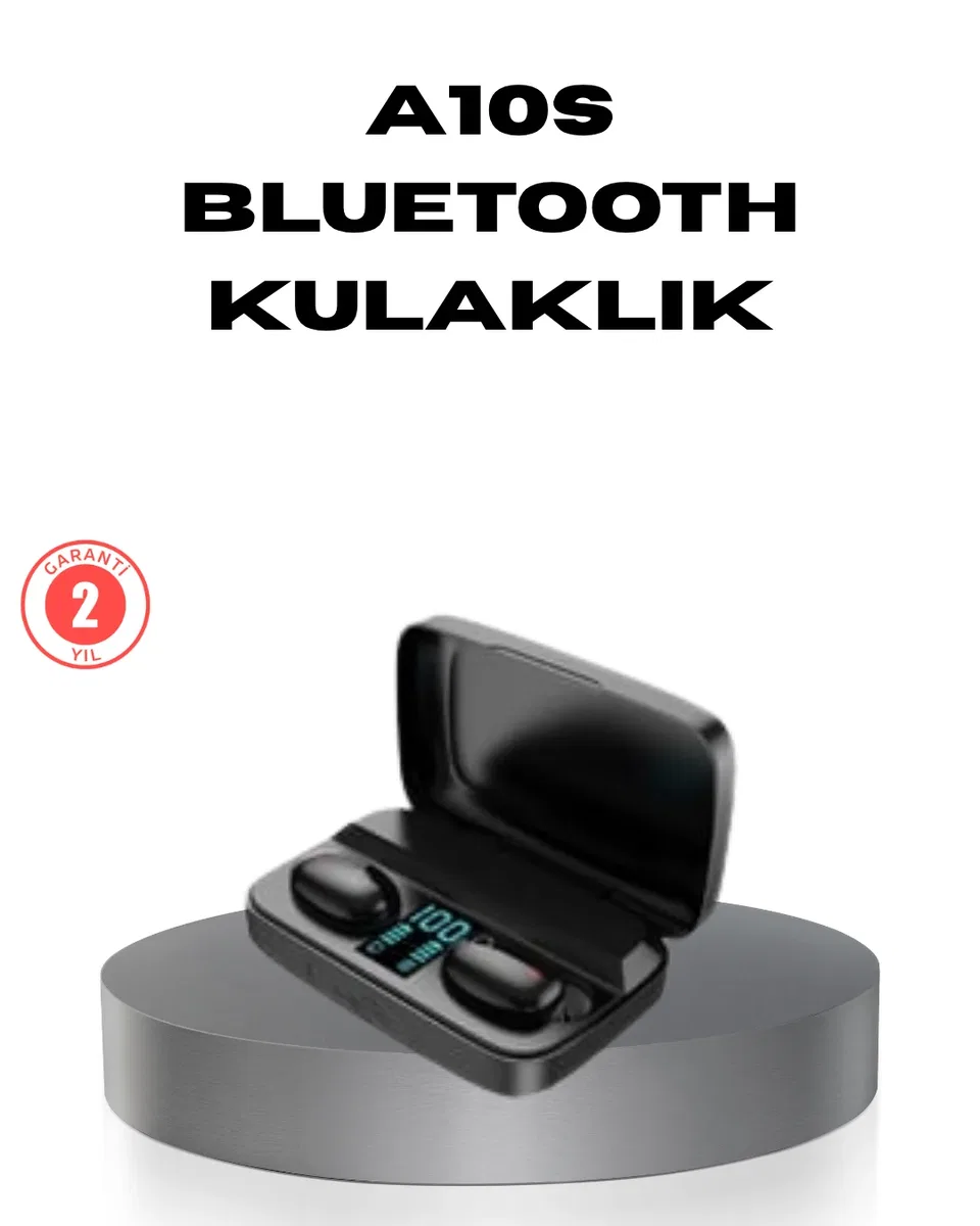 A10s TWS Bluetooth 5. 0 Kulaklık – Powerbank’li Şarj Kutusu, Dokunmatik Kontrol, Gerçek Stereo