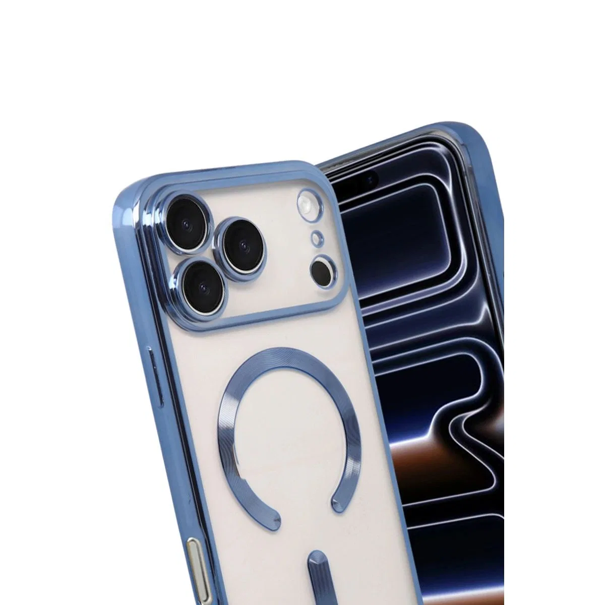 Apple İphone 17 Pro Max Kross Magneticsafe Kapak - Sierra Blue görsel 3