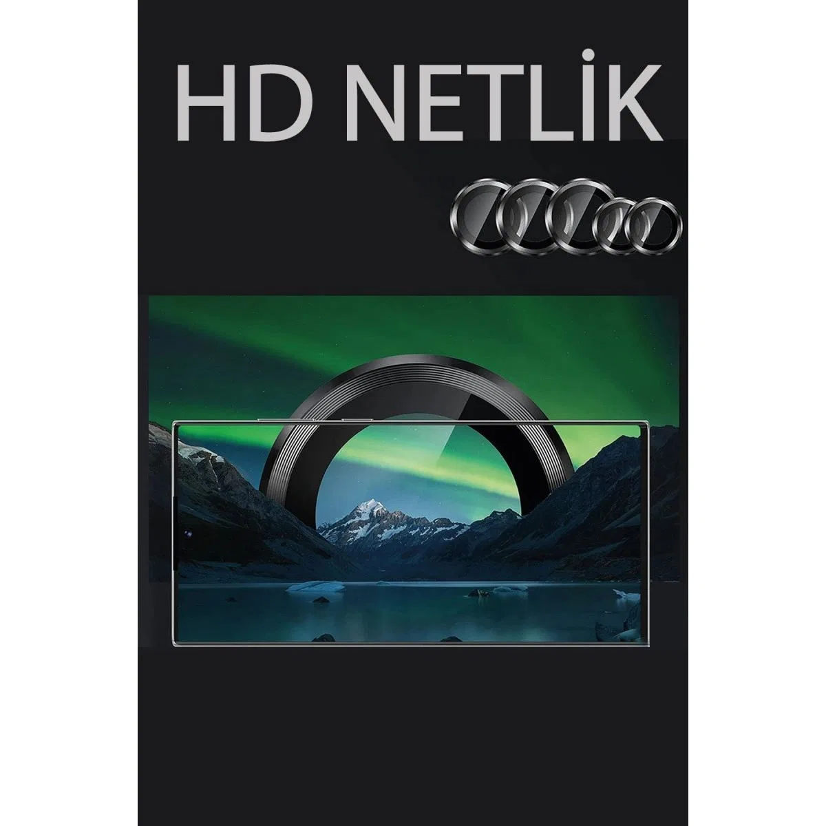 Samsung Galaxy A25 5g Valdez Metal Kamera Lens - Siyah görsel 2