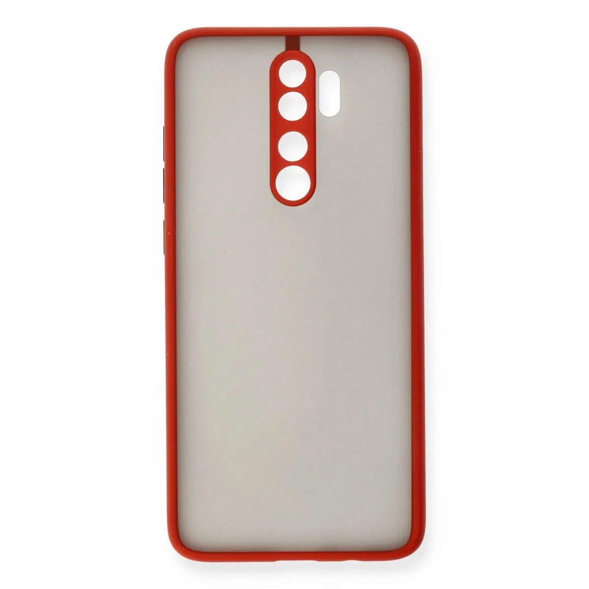 Xiaomi Redmi Note 8 Pro Kılıf Montreal Silikon Kapak - Kırmızı görsel 2