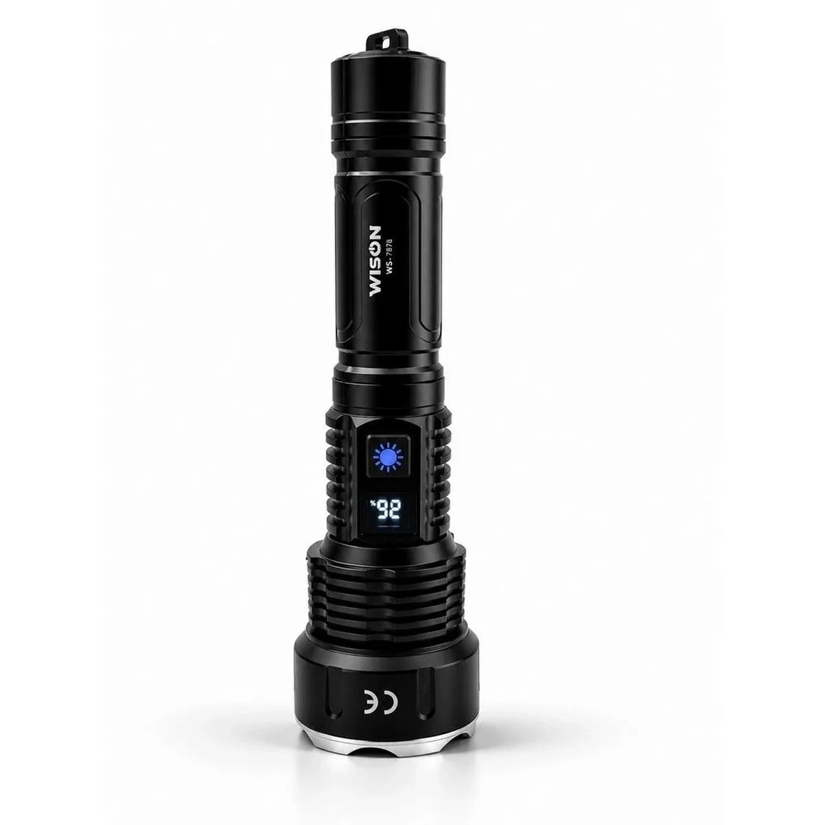 Ws-7878 30watt 3000 Lümen Uzun Menzilli Usb Type-c Şarjlı El Feneri görsel 3