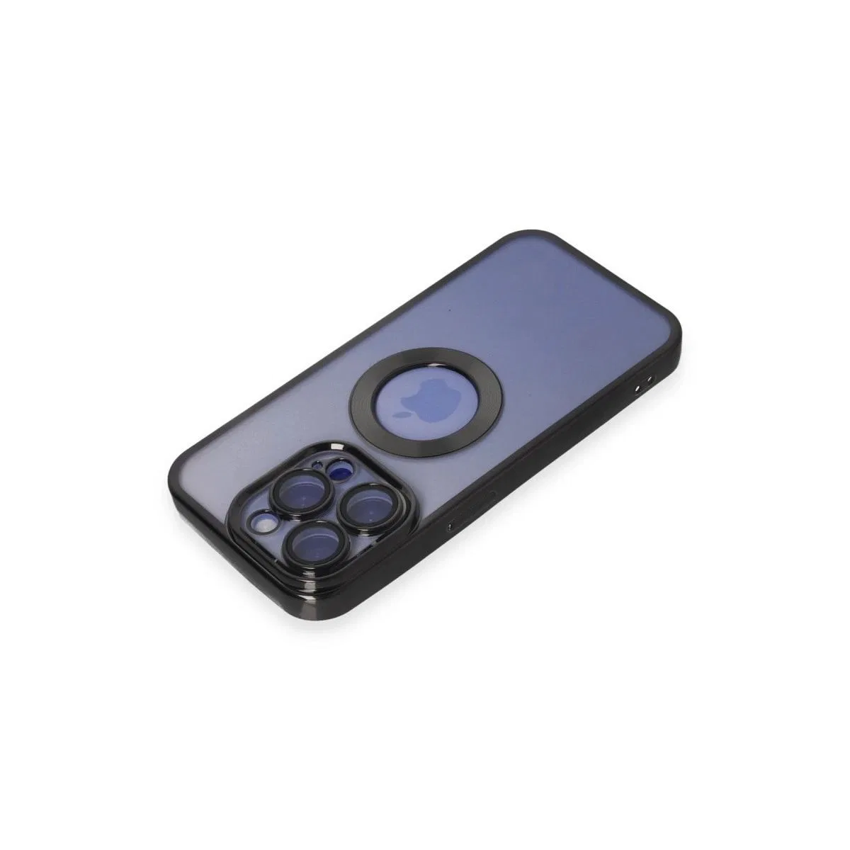 Apple İphone 15 Pro Max Kılıf Slot Silikon - Siyah görsel 3