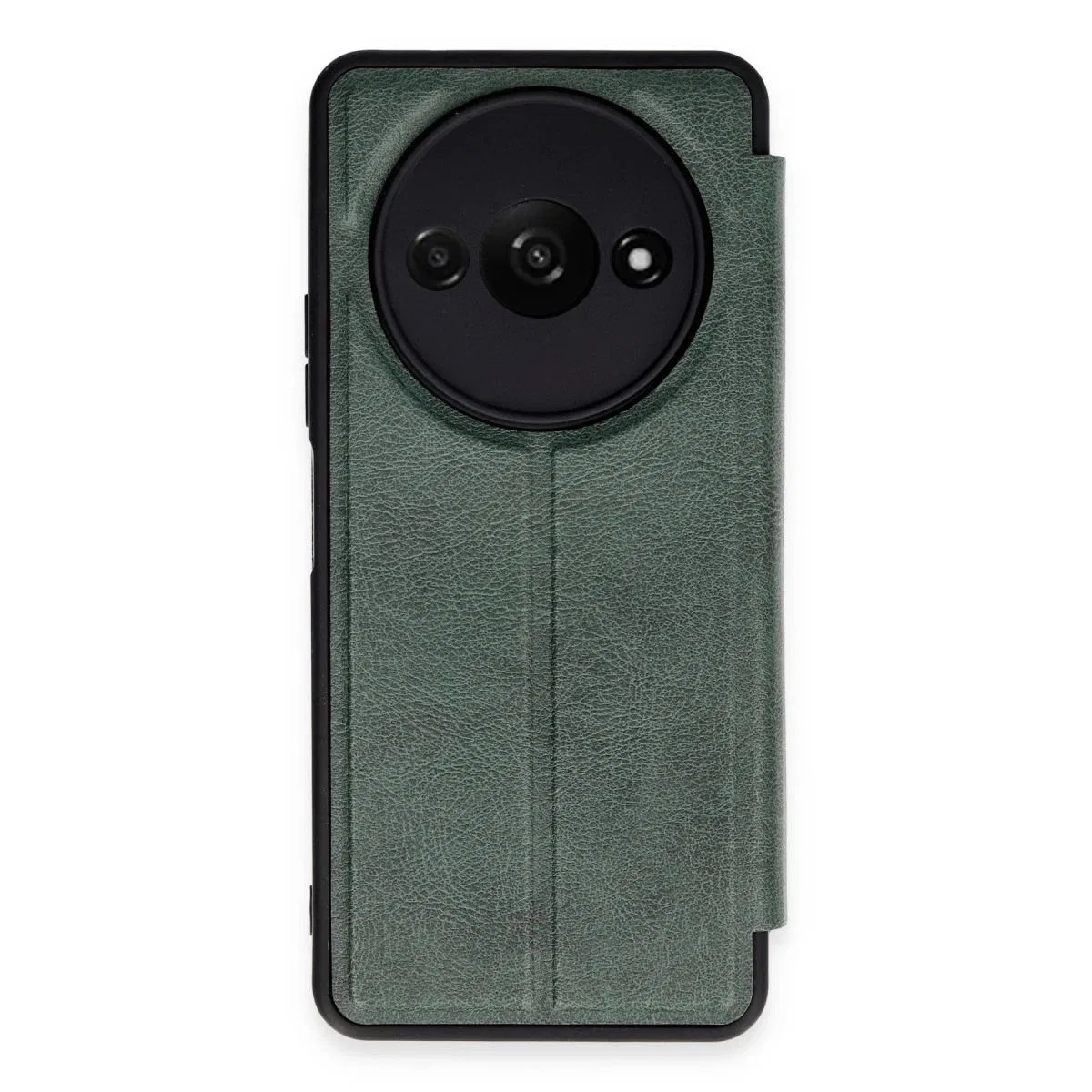 Xiaomi Redmi A3 4g Kılıf Flip Cover - Koyu Yeşil