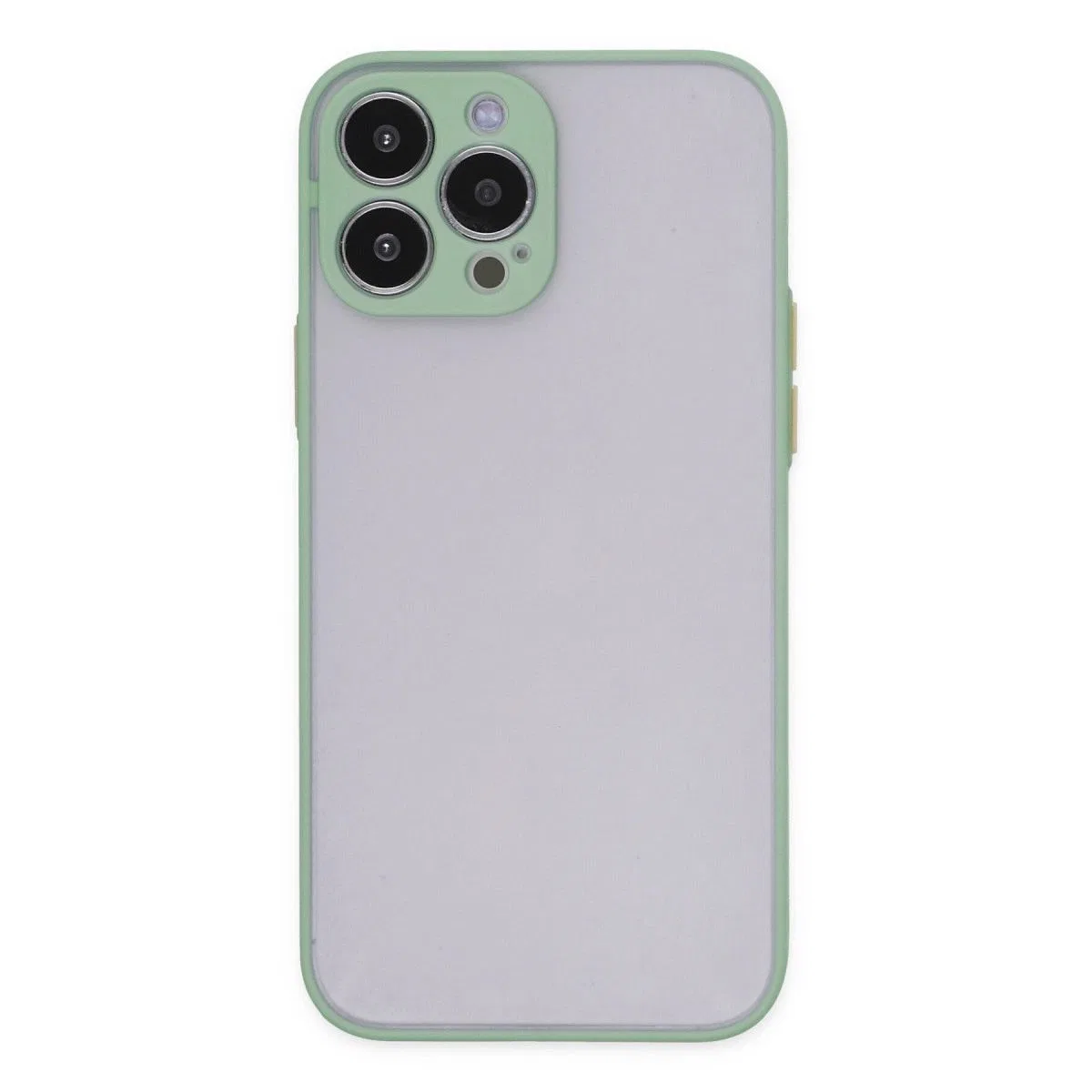 Apple İphone 13 Pro Max Kılıf Montreal Silikon Kapak - Turkuaz