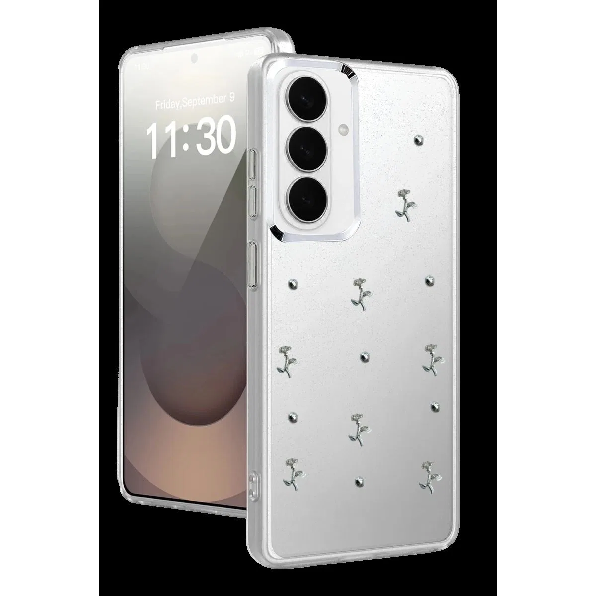 Samsung Galaxy S26 Plus Fiyonk Desenli Kapak - Desen 4