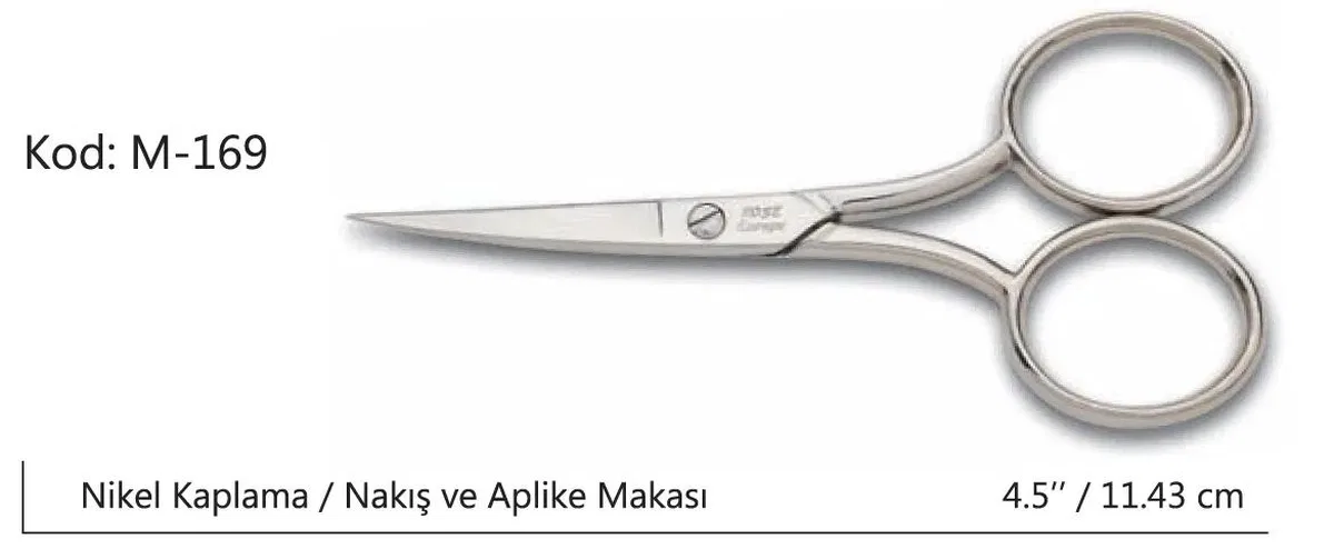 Europe Az Kalın Nakış Makası Süper Kalite No: 4, 5 11, 43 Cm