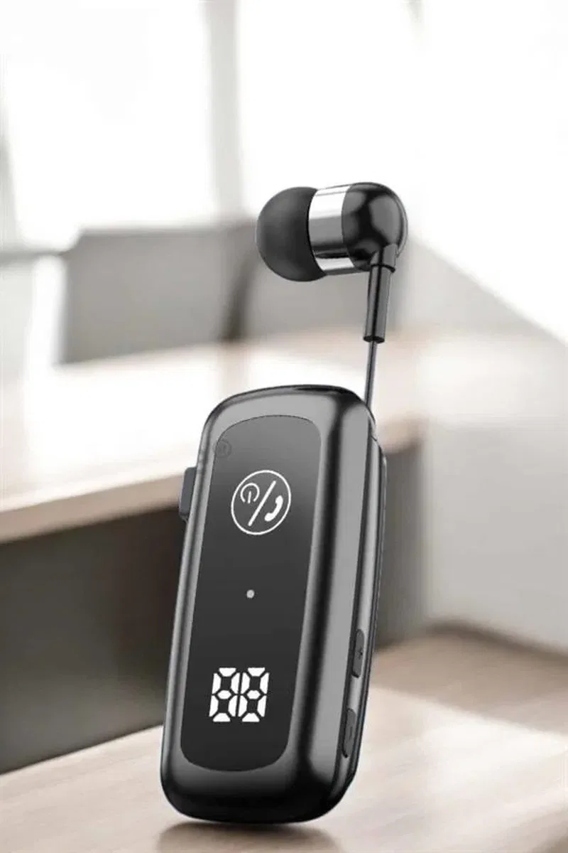 Kablolu Bluetooth Kulaklık Kulak İçi Stereo Mikrofonlu Dijital Göstergeli görsel 4