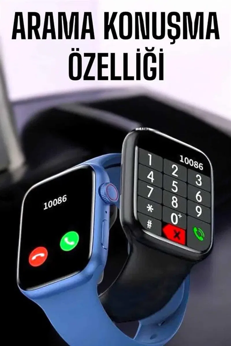Akıllı Saat Amoled Ekran Yeni Nesil Bluetooth Bağlantılı görsel 3