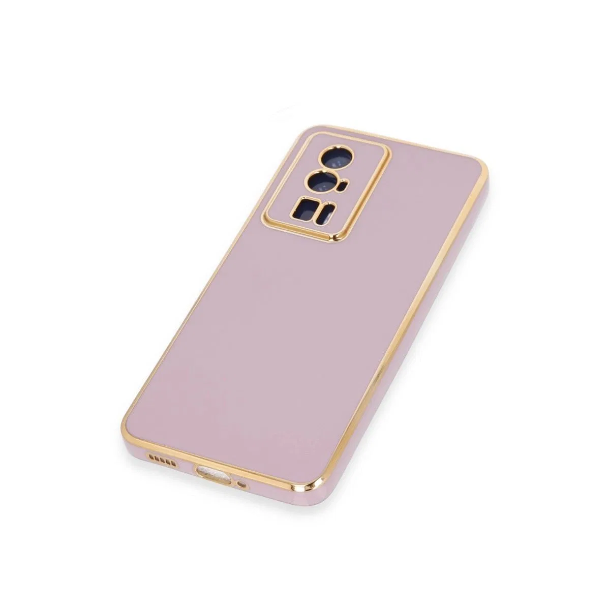 Xiaomi Poco F5 Pro Kılıf Volet Silikon - Mor görsel 6
