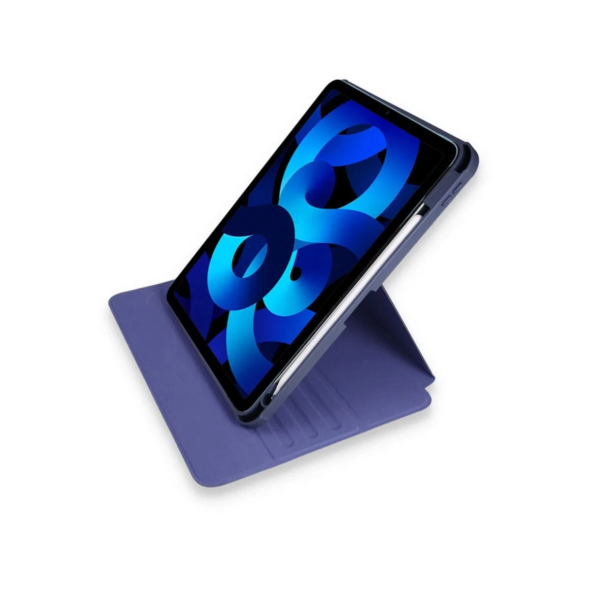 Apple İpad Pro 11 (2021) Kılıf Ling 360 Kalemlikli Tablet Kılıf - Lacivert görsel 3
