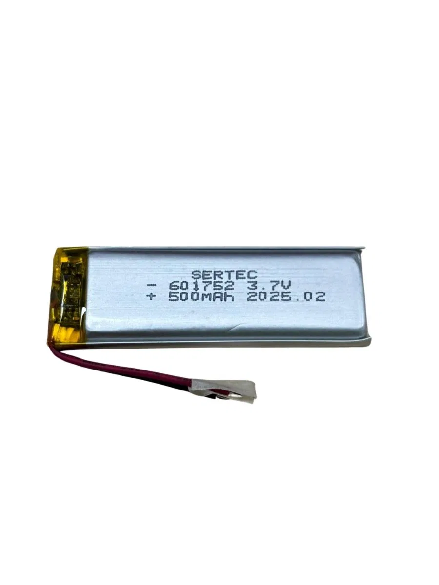 Sertec 601752 3. 7v 500 Mah Li-polymer Pil (devreli/1. 5a)