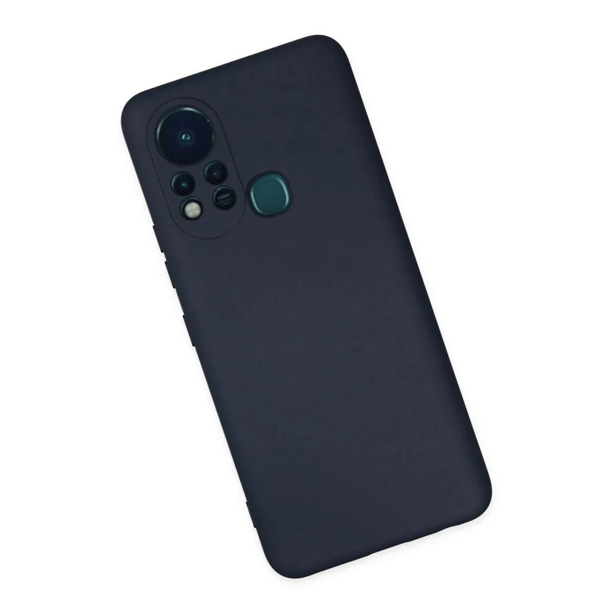 İnfinix Hot 11s Kılıf Nano İçi Kadife Silikon - Lacivert görsel 2