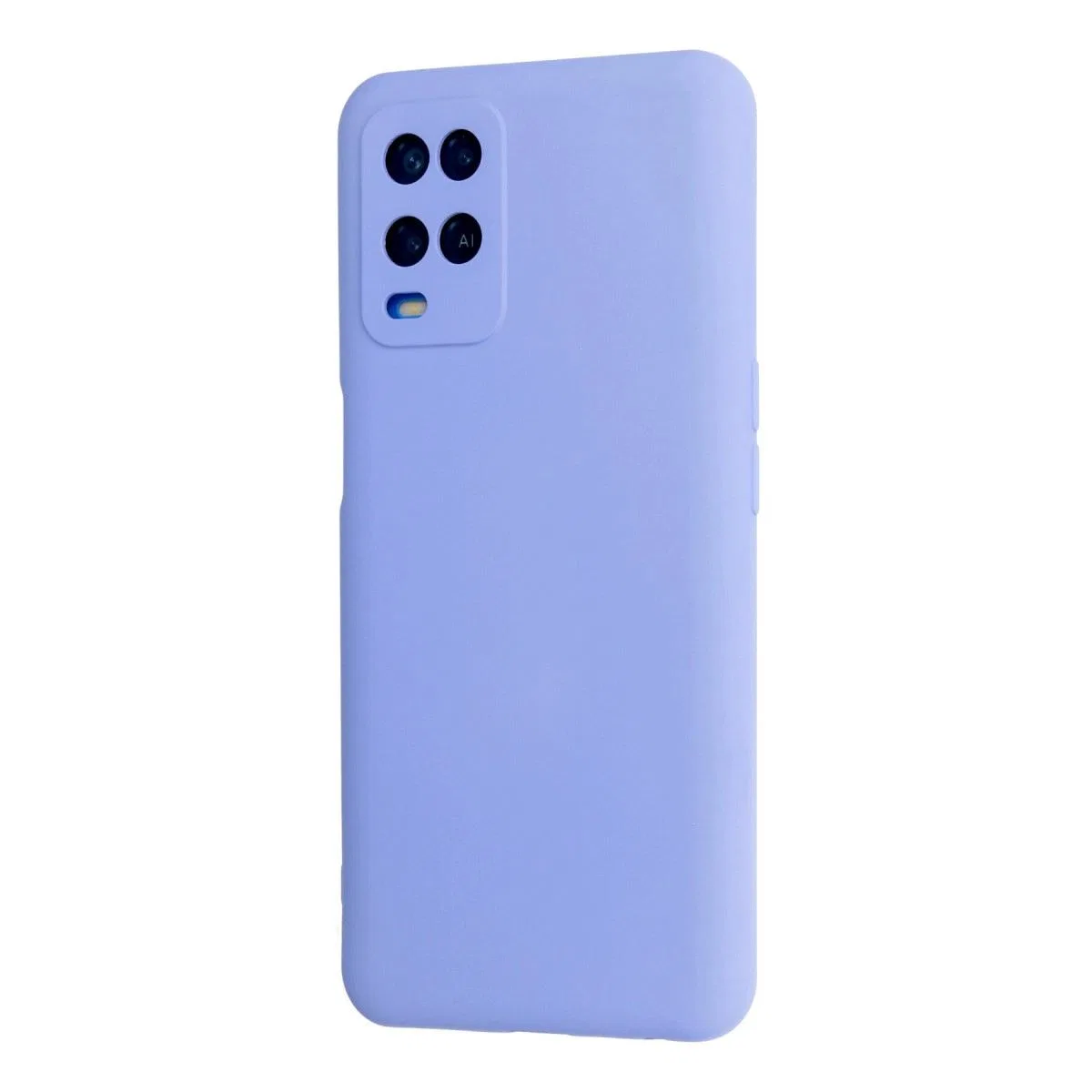 Oppo A54 4g Kılıf Nano İçi Kadife Silikon - Lila görsel 3