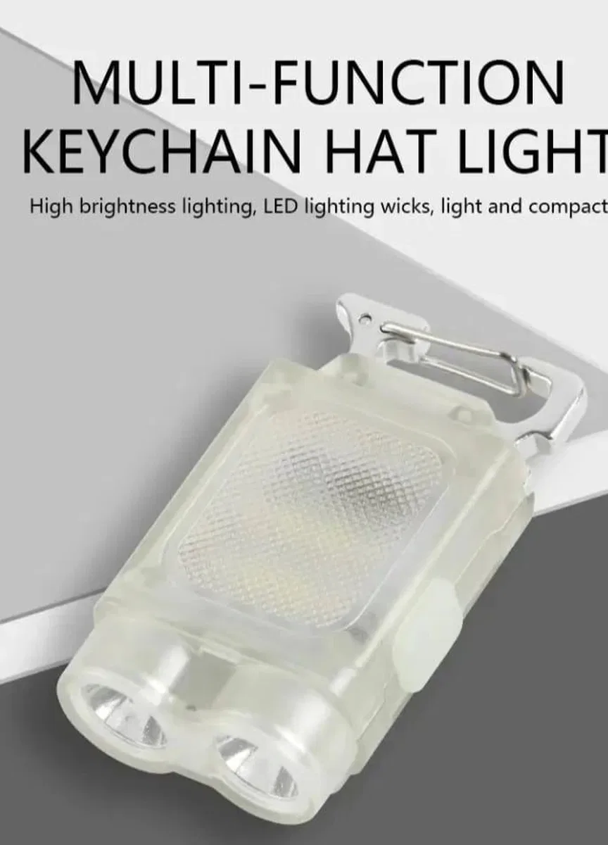 V15 Edc El Feneri 1200lm Anahtarlık Işık Tip-c Şarj Edilebilir Taşınabilir Mini Torch Mıknatıs Klips Ile Kamp Cep Fener görsel 8
