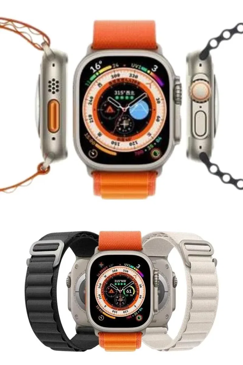 Yeni Nesil Akıllı Saat Çok Yönlü Titreşimli 49 MM Android ve İOS Uyumlu görsel 4