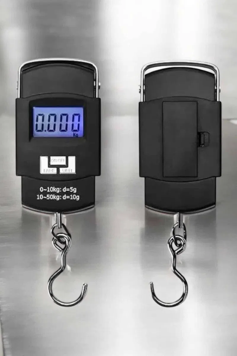 Ağırlık Ölçer 50 Kg El Terazisi El Kantarı Pilli Led Ekran görsel 5