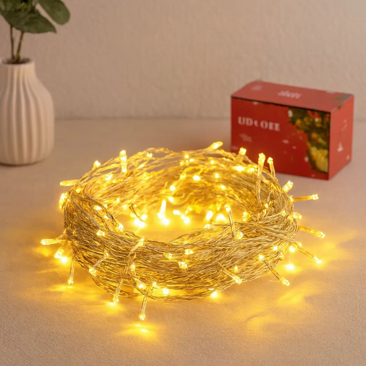 Saçak LED Dekor Lambası 4. 5m (Günışığı, Fişli, Eklemli)