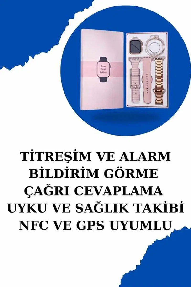 Kadınlar İçin Dokunmatik Ekran Akıllı Saat ve Gamer Kablosuz Bluetooth Kulaklık ANC Özelliği görsel 4
