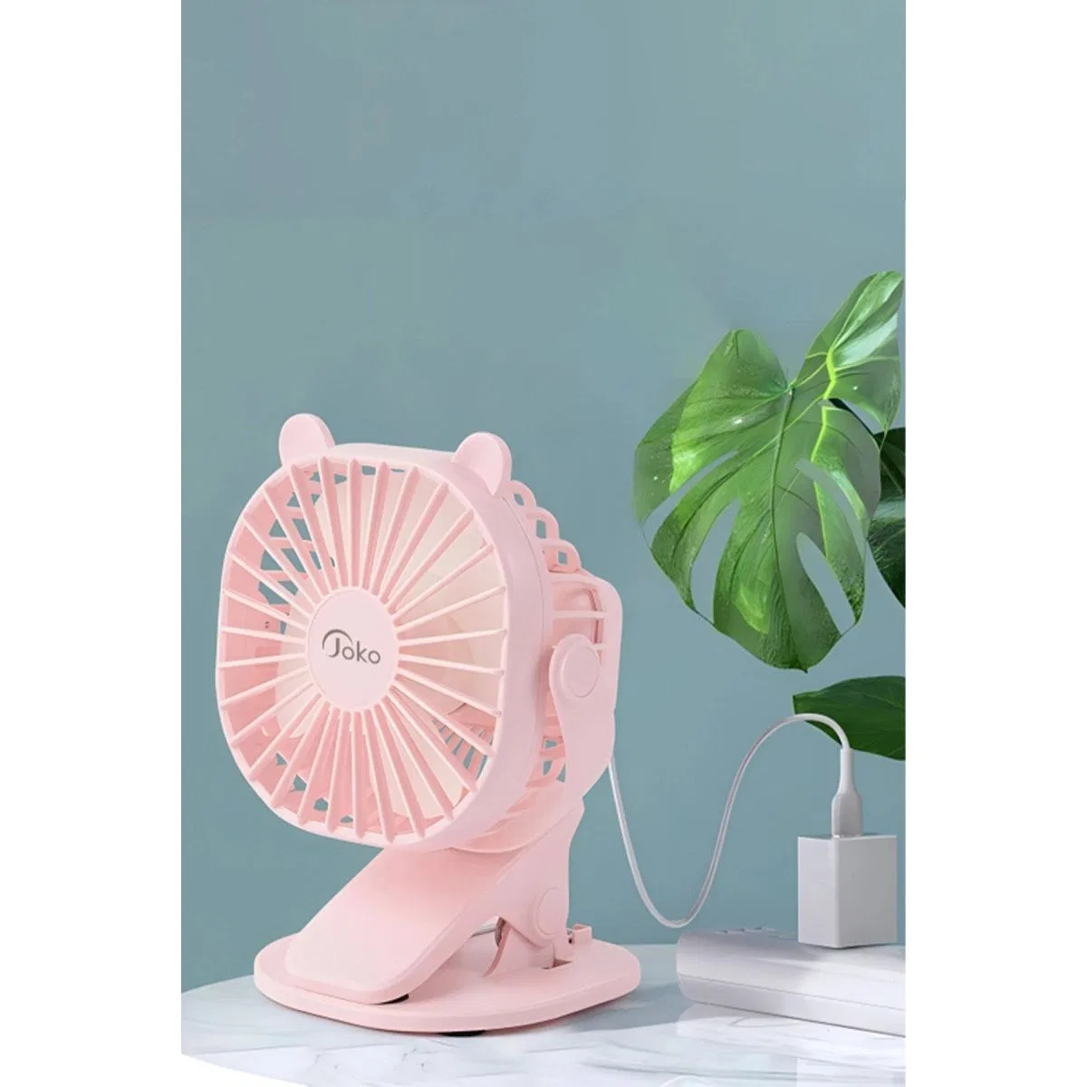 Joko Js03 Masaüstü Soğutma Fanı - Beyaz görsel 4
