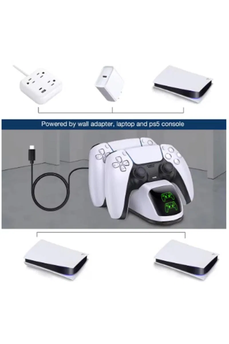 Ps5 Dualsense Şarj Istasyonu Playstation 5 Uyumlu Charging Station görsel 5