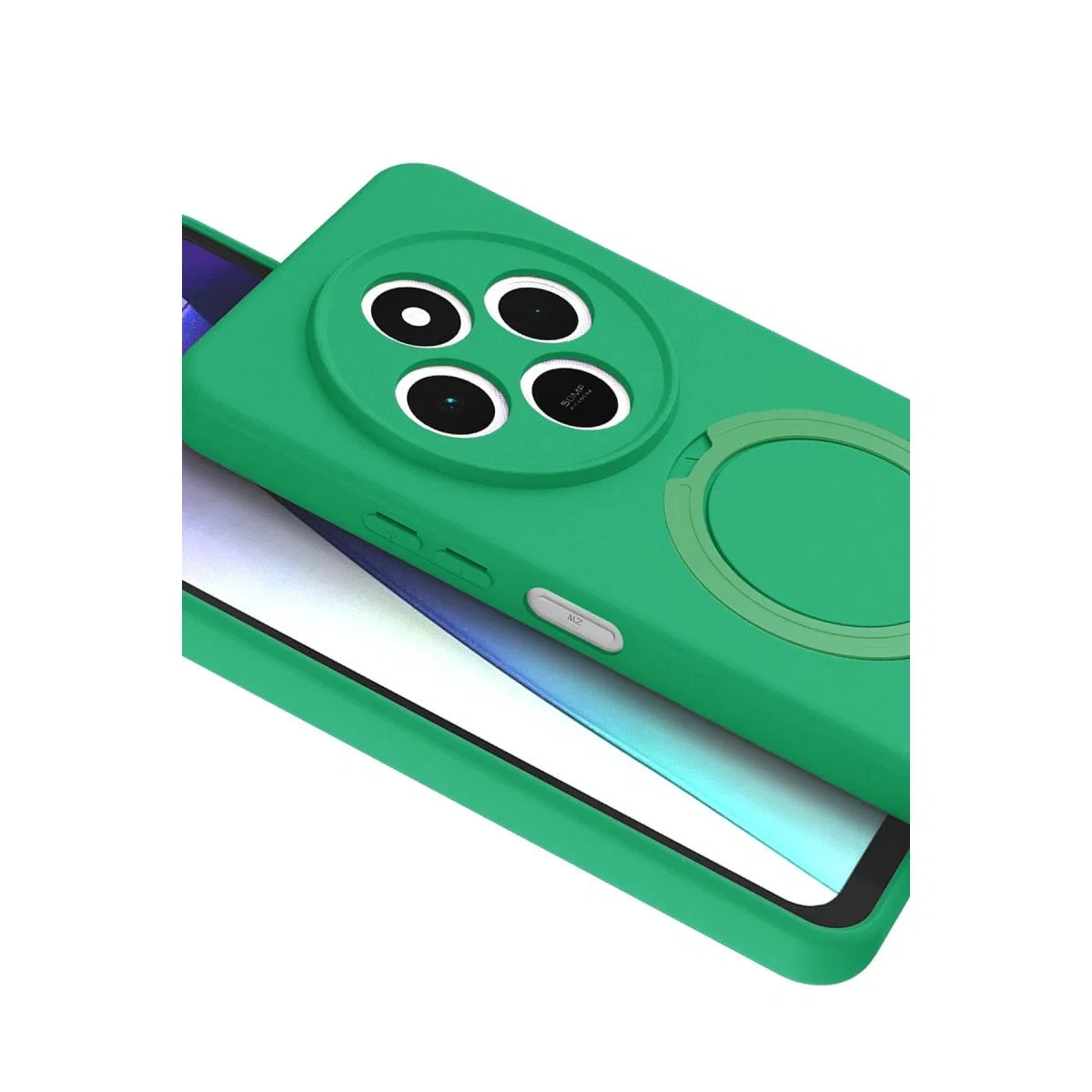 Xiaomi Redmi 14c Regal Magsafe Standlı Kapak - Yeşil görsel 3