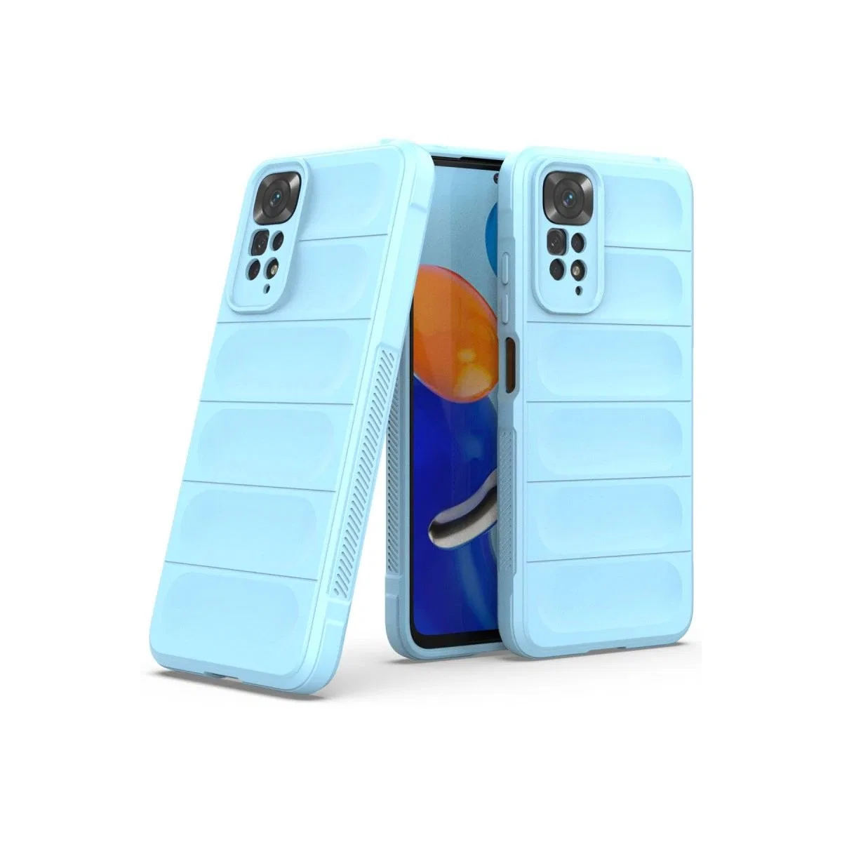 Xiaomi Redmi Note 11 Kılıf Optimum Silikon - Sky Blue görsel 2