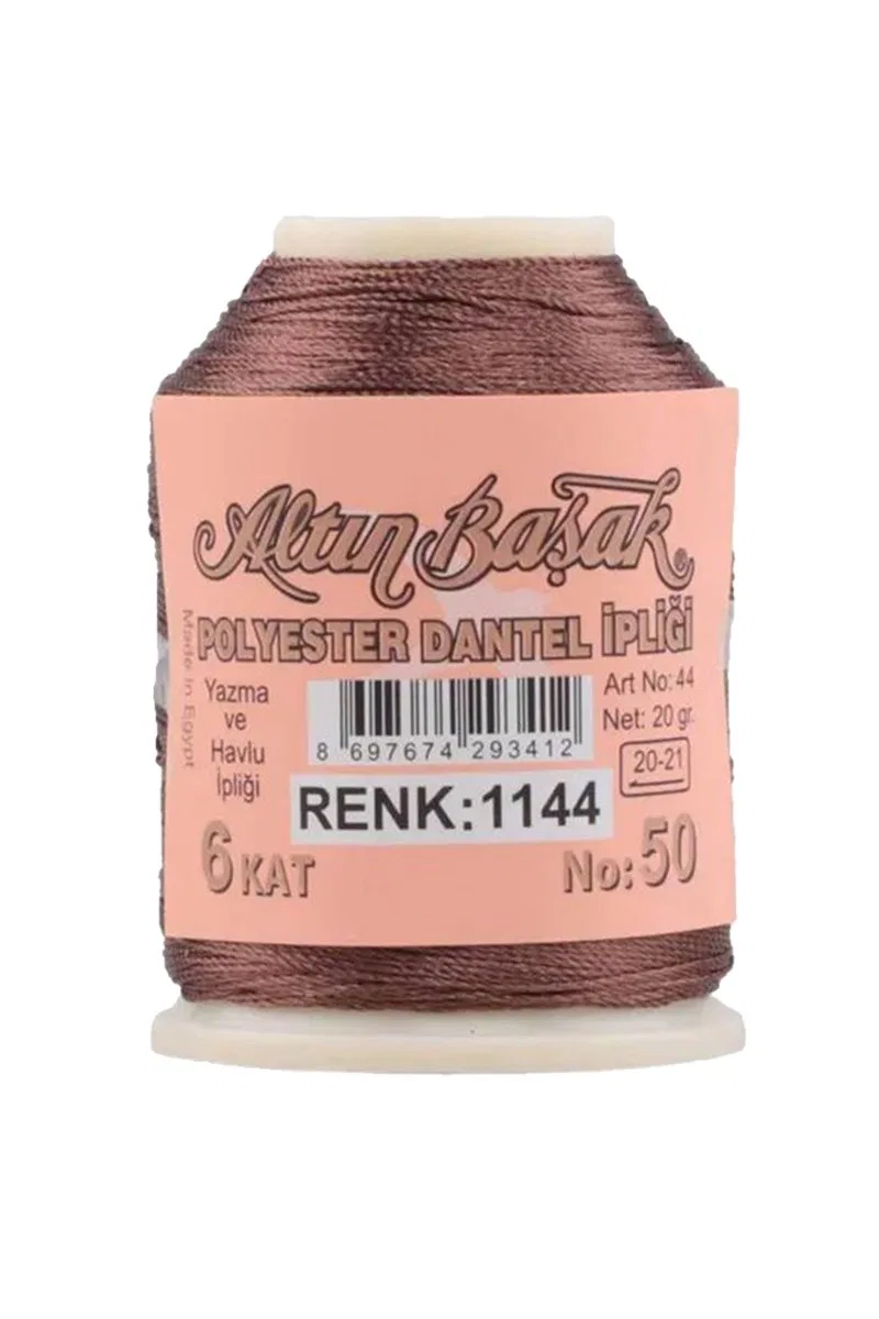 3 Adet Altınbaşak Oya ve Dantel İpi 20 gr - Royaleks - No: 1144 - 065 - 004 görsel 3