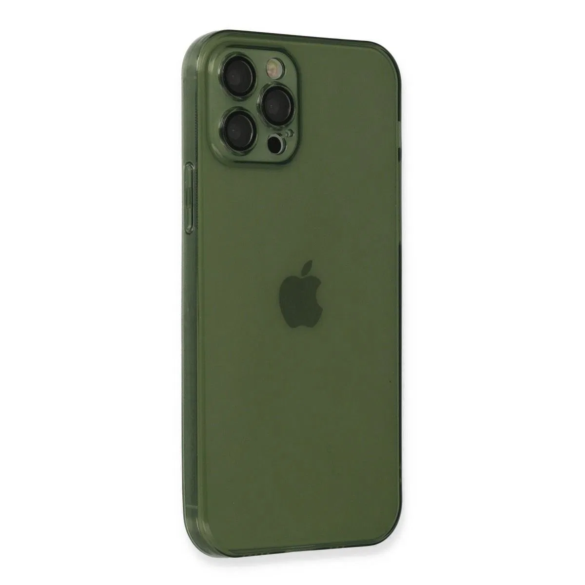 Apple İphone 12 Pro Max Kılıf Fly Lens Silikon - Yeşil görsel 2
