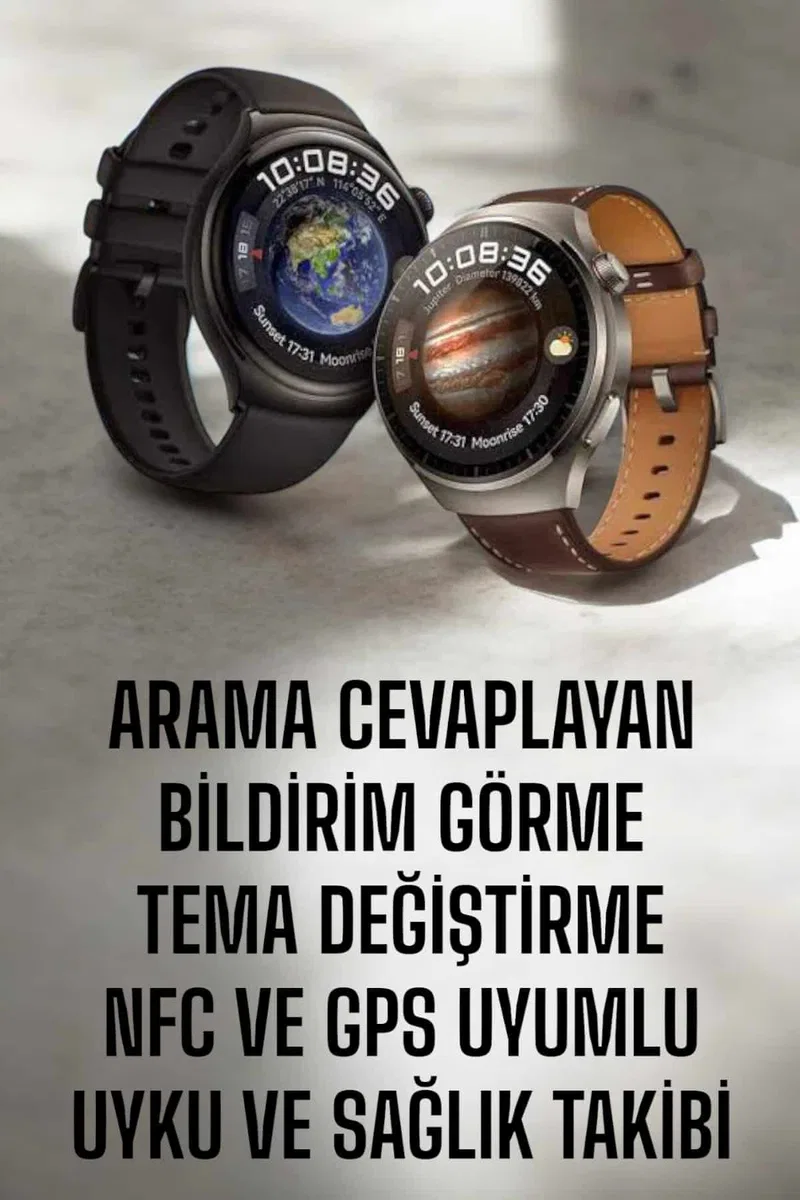 Akıllı Saat Sesli Görüşme, NFC Uyumlu, Bildirim Görme ve Uyku ve Sağlık Takibi görsel 2