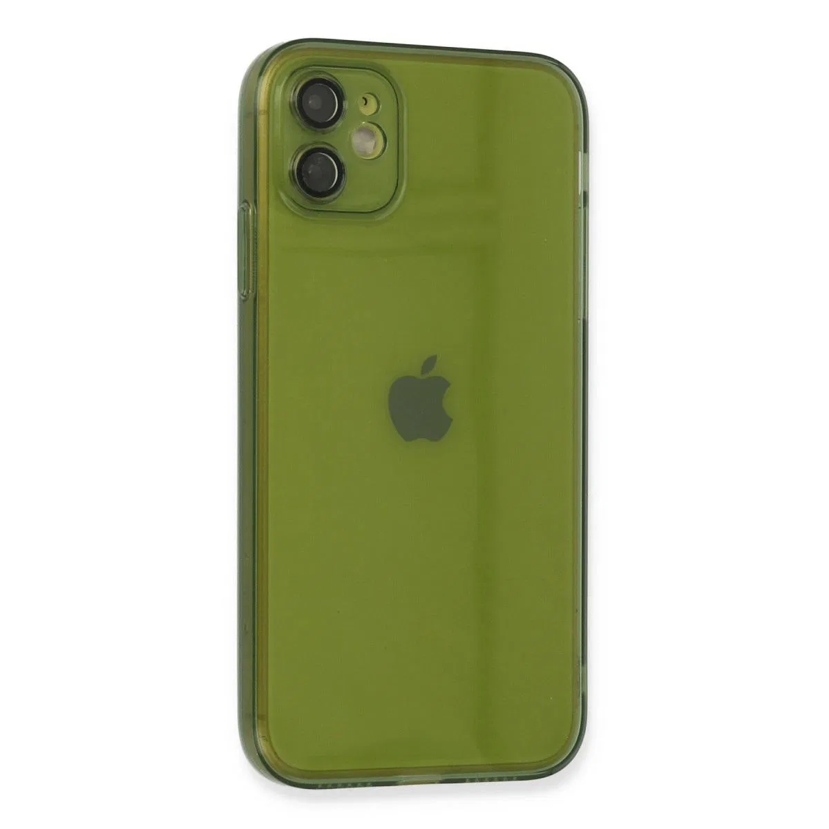 Apple İphone 12 Kılıf Fly Lens Silikon - Yeşil görsel 2