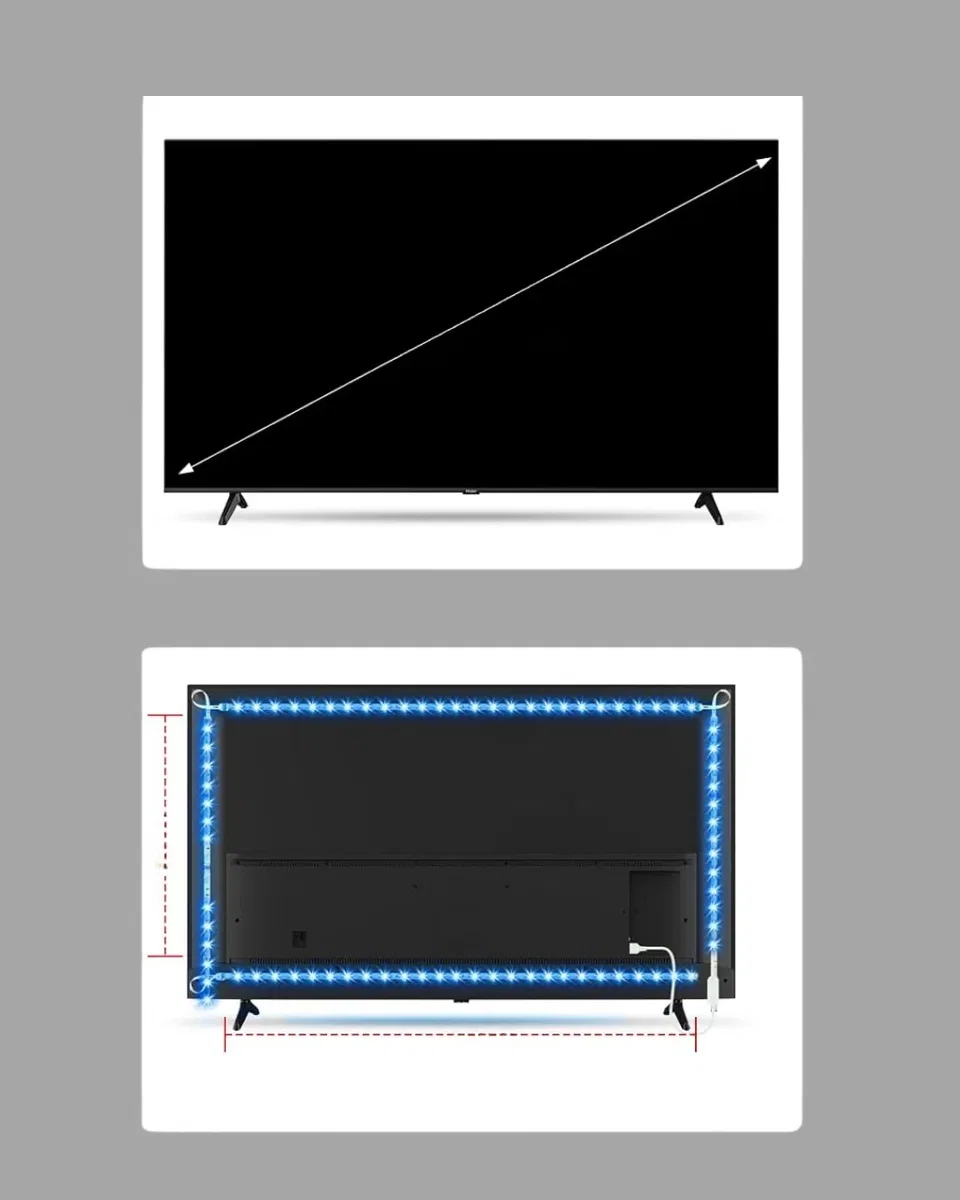 Uzaktan Kumandalı LED TV Arka Işık Şeridi Yeni Nesil görsel 2