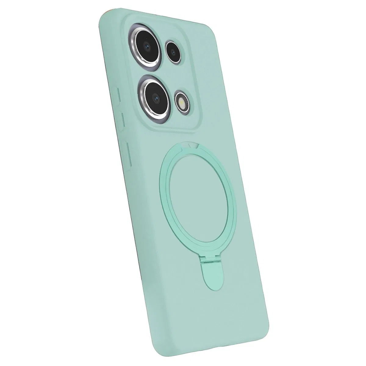 Xiaomi Redmi Note 13 Pro 4g Regal Magsafe Standlı Kapak - Su Yeşili görsel 2