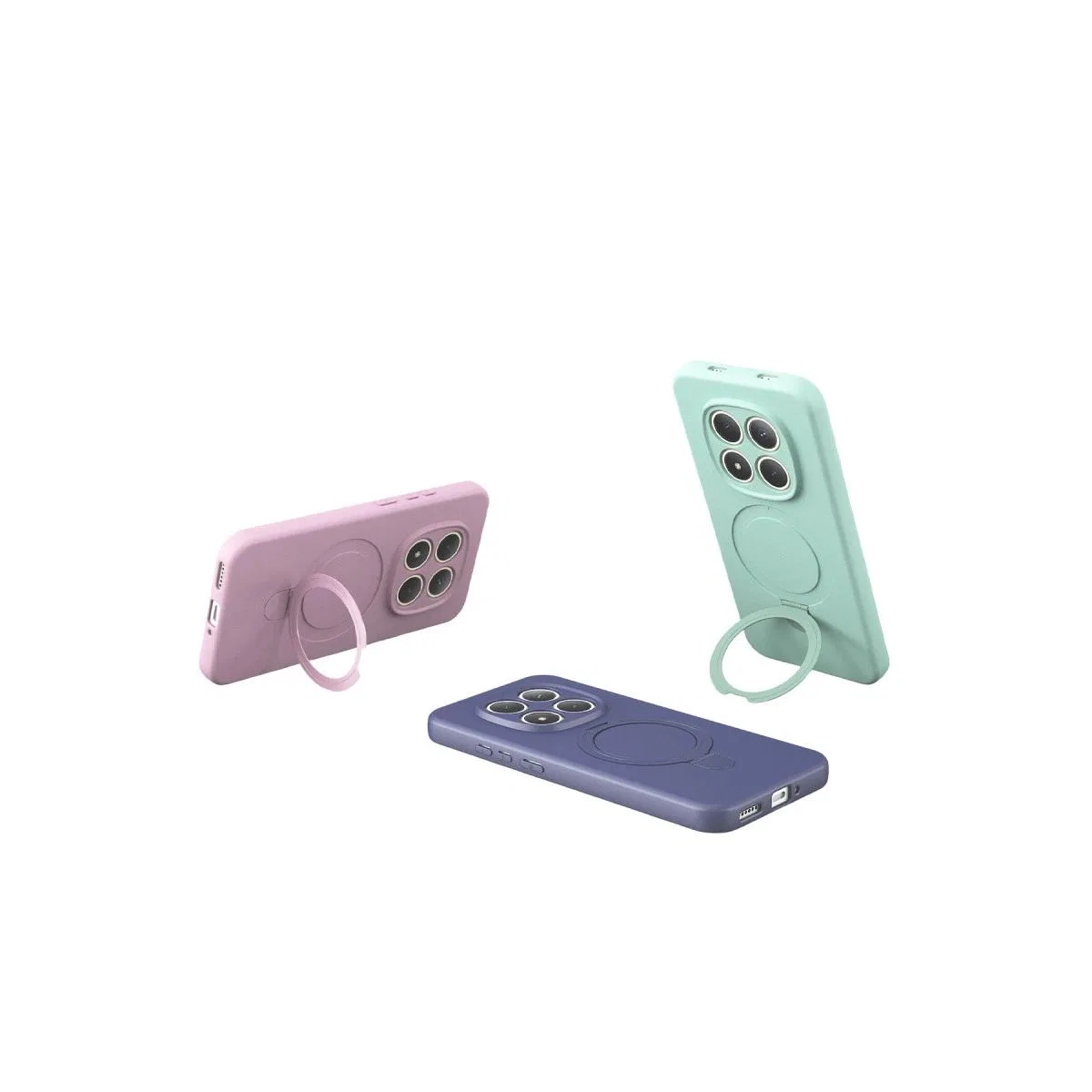 Xiaomi Redmi Note 15 4g Regal Magsafe Standlı Kapak - Yeşil görsel 4