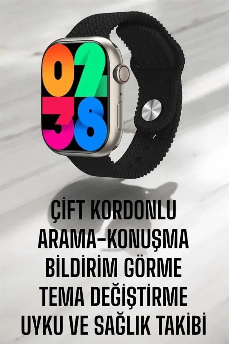 Akıllı Saat Tema Değiştirme Uyku ve Sağlık Takibi Bluetooth Bağlantılı görsel 3
