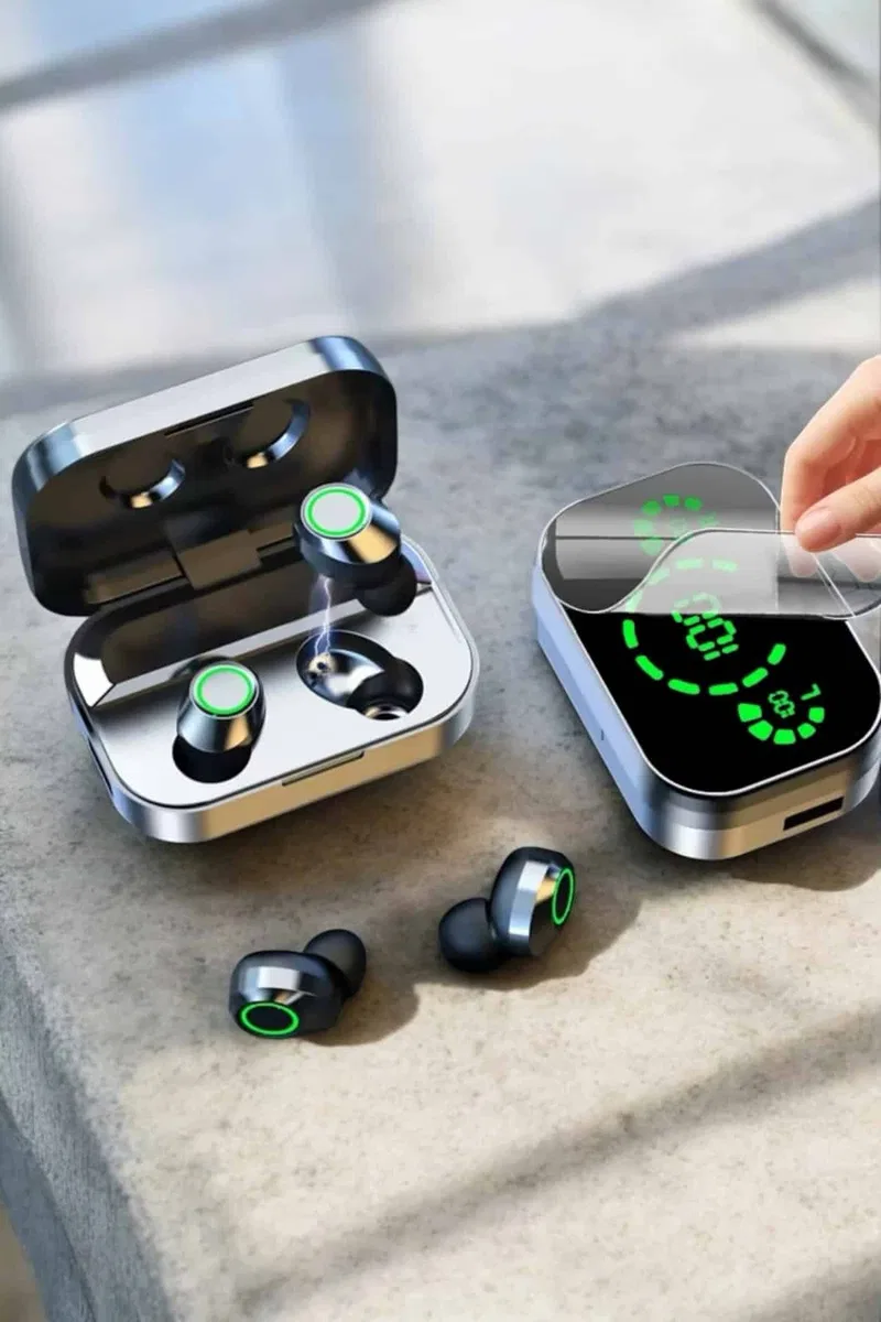 Bluetooth Kulaklık Mikrofonlu Dokunmatik Kontrol ANC Özelliği görsel 3