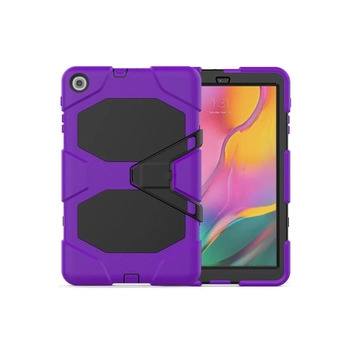 Samsung Galaxy T510 Tab A 10. 1 Kılıf Griffin Tablet Kapak - Mor