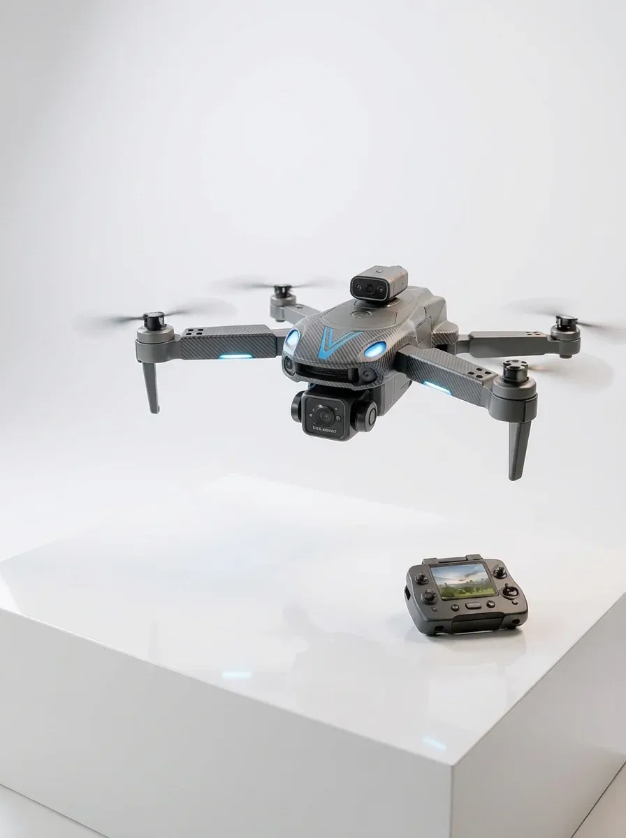 Katlanabilir Profesyonel Görünümlü Kamera Drone görsel 5