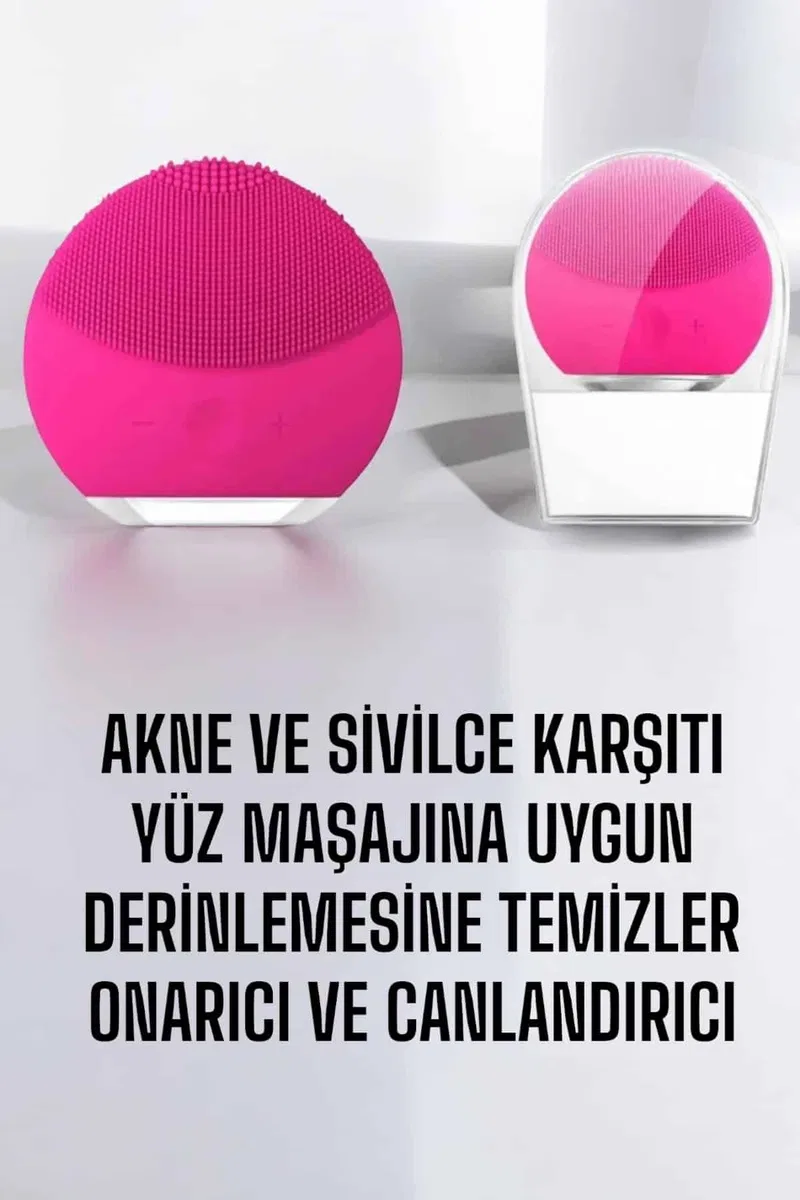 Yüz Temizleme Ve Masaj Aleti Tüm Cilt Tipleri İçin Uygun, Kan Dolaşımını Artıran görsel 3