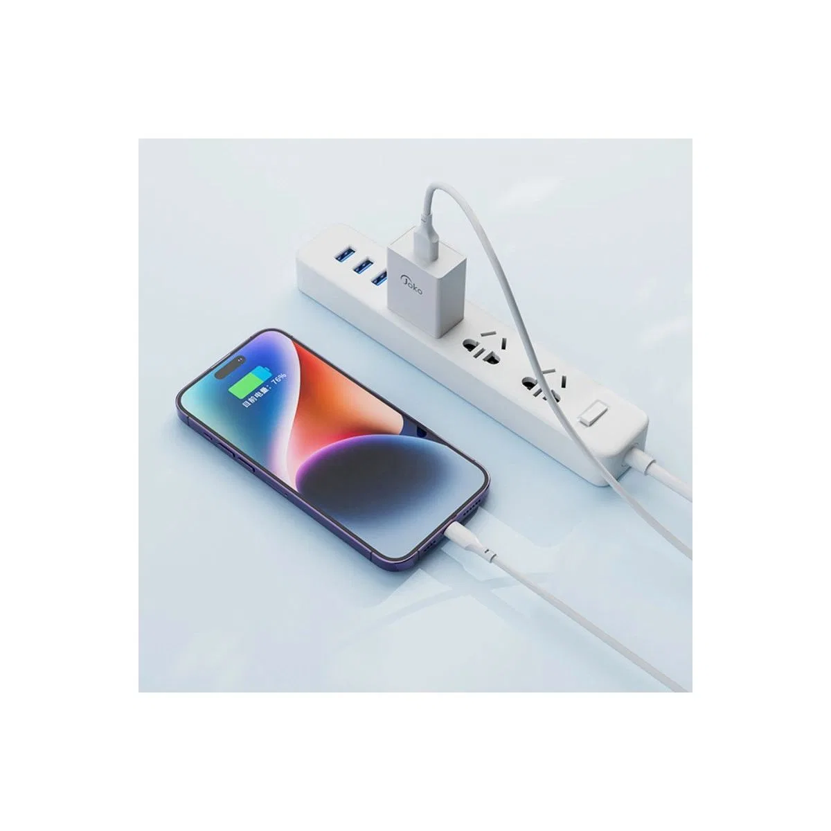 Joko Jk77 12w + Px17 1m 2. 4a Usb To Lightning Kablolu Pd Şarj Cihazı görsel 5