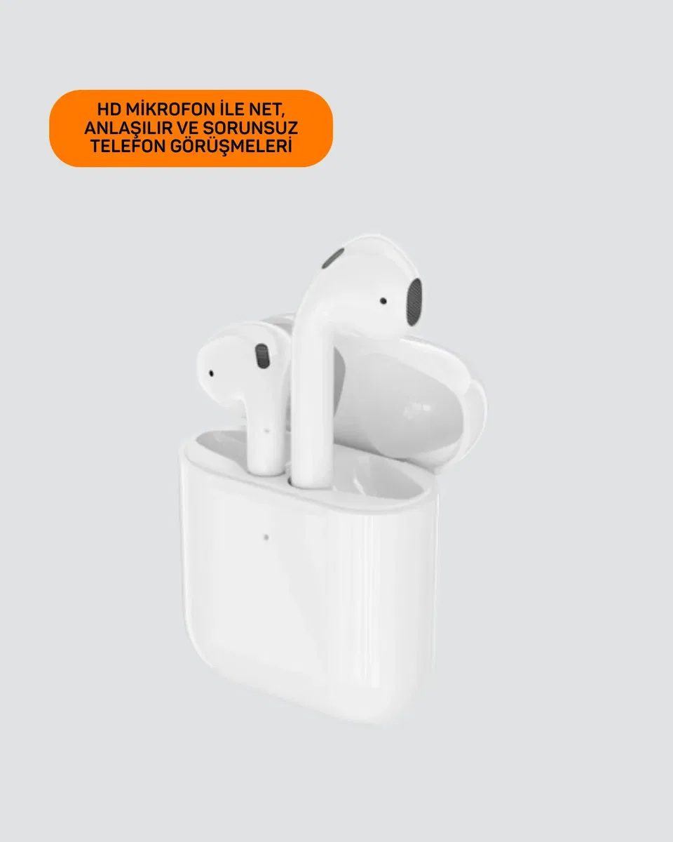 iPhone Pro ve Pro Max Uyumlu TWS Bluetooth Kulaklık Gürültü Engelleyici görsel 3