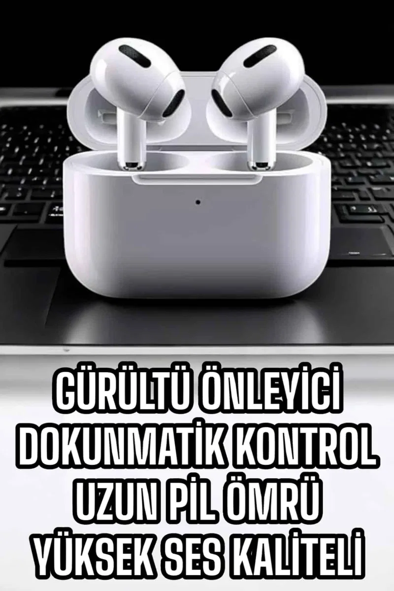 3. Nesil TWS Bluetooth Kulaklık Mikrofonlu ANC Özelliği Dokunmatik Kontrol görsel 2