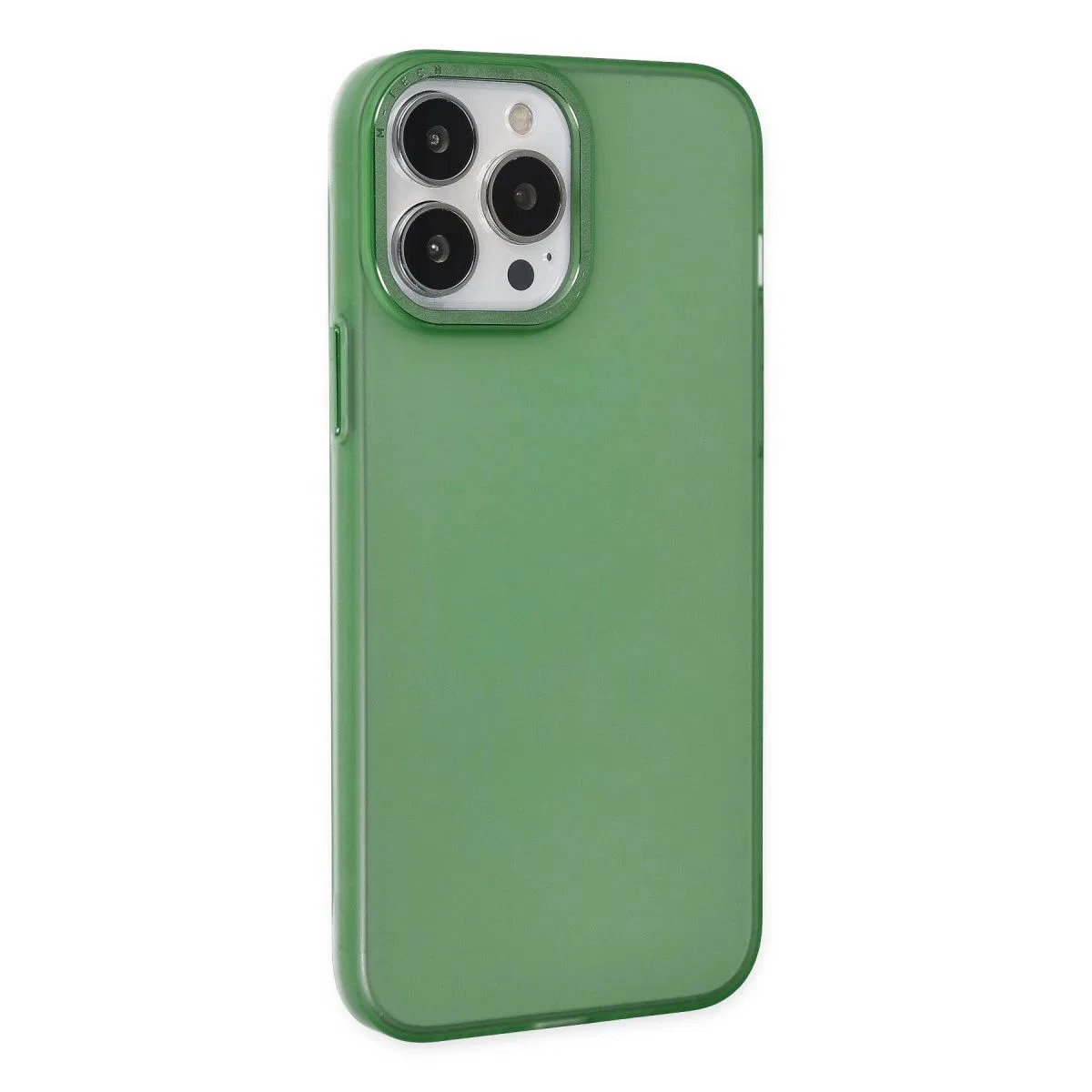 Apple İphone 13 Pro Kılıf Modos Metal Kapak - Koyu Yeşil görsel 2