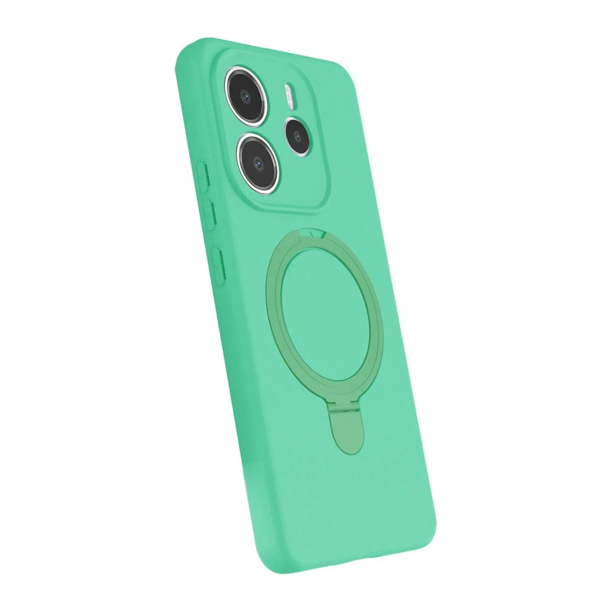 Xiaomi Redmi Note 14 4g Regal Magsafe Standlı Kapak - Yeşil görsel 2