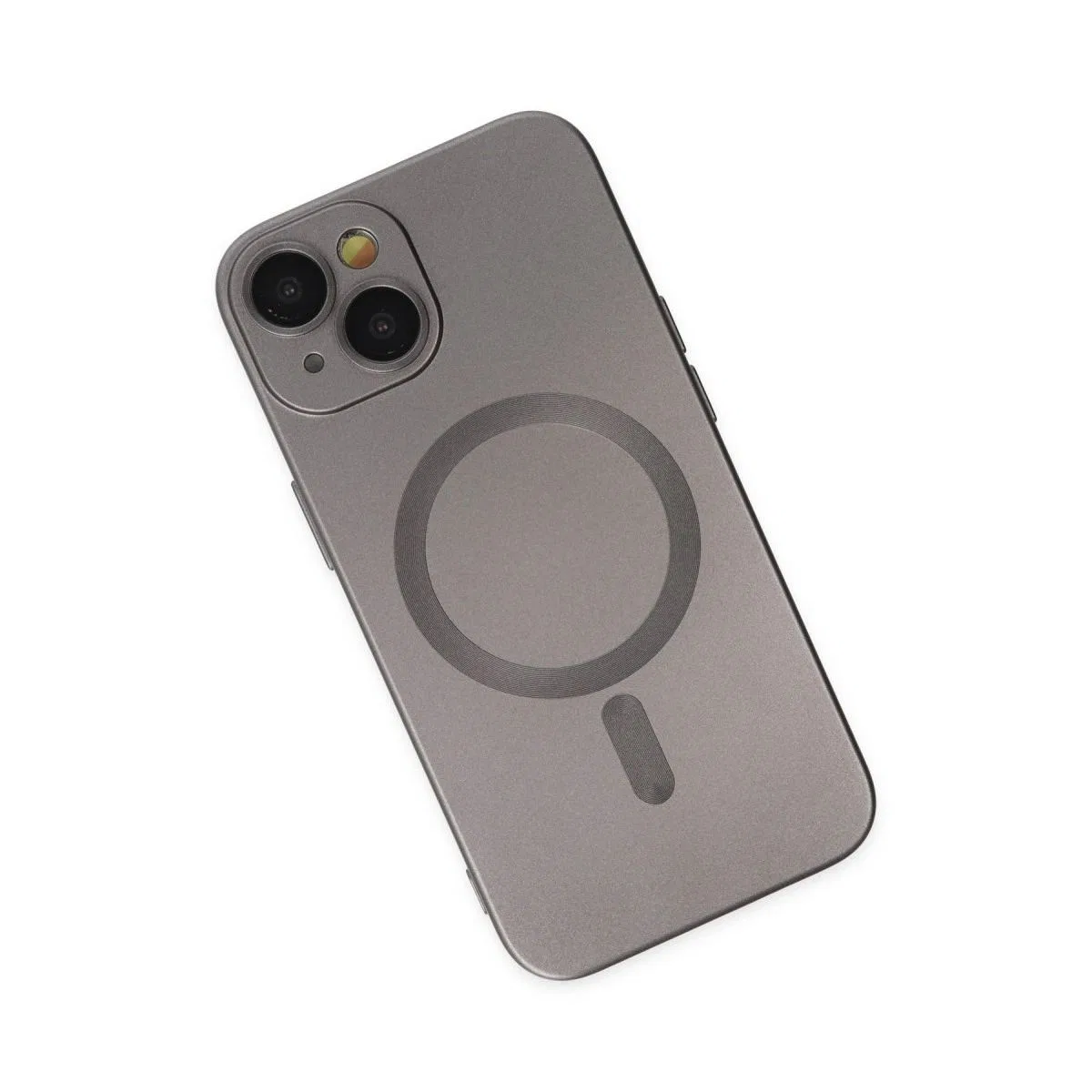 Apple İphone 14 Plus Kılıf Moshi Lens Magneticsafe Silikon - Füme görsel 3