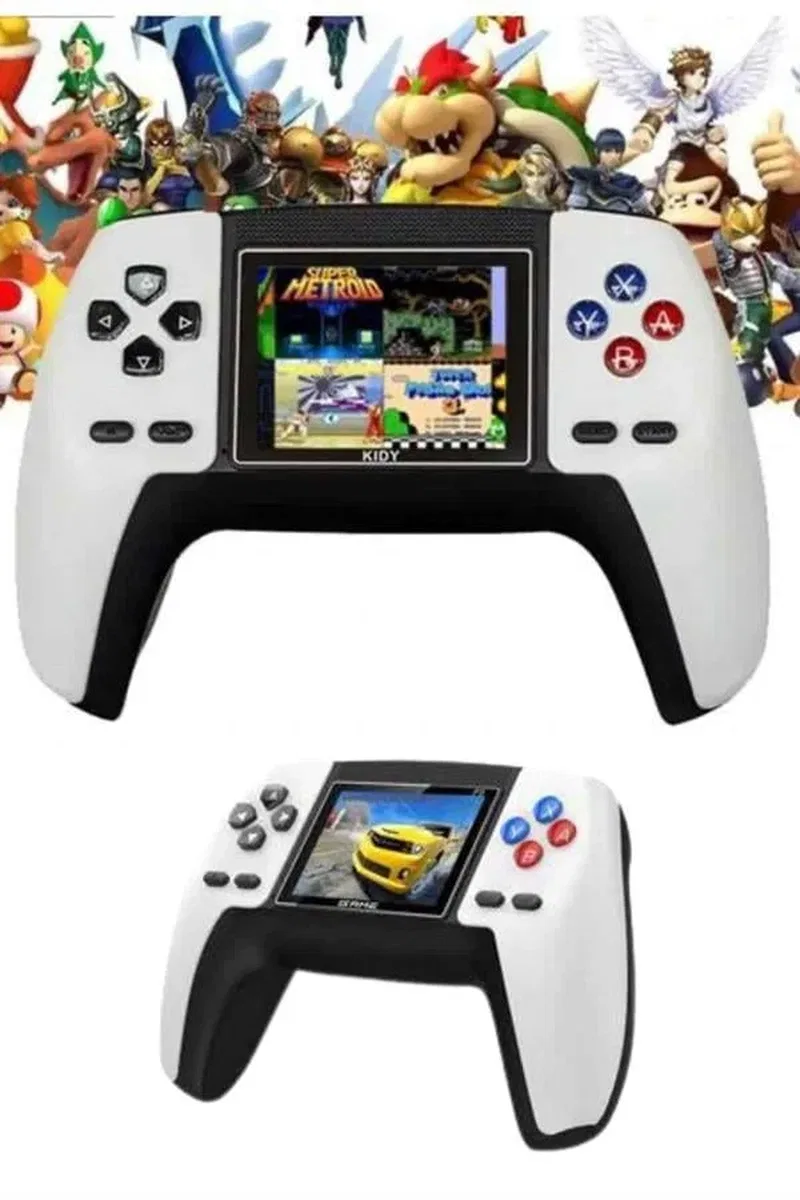 Retro Konsol P5 Uyumlu Taşınabilir 520 Oyunlu Kablosuz Game Stick görsel 3
