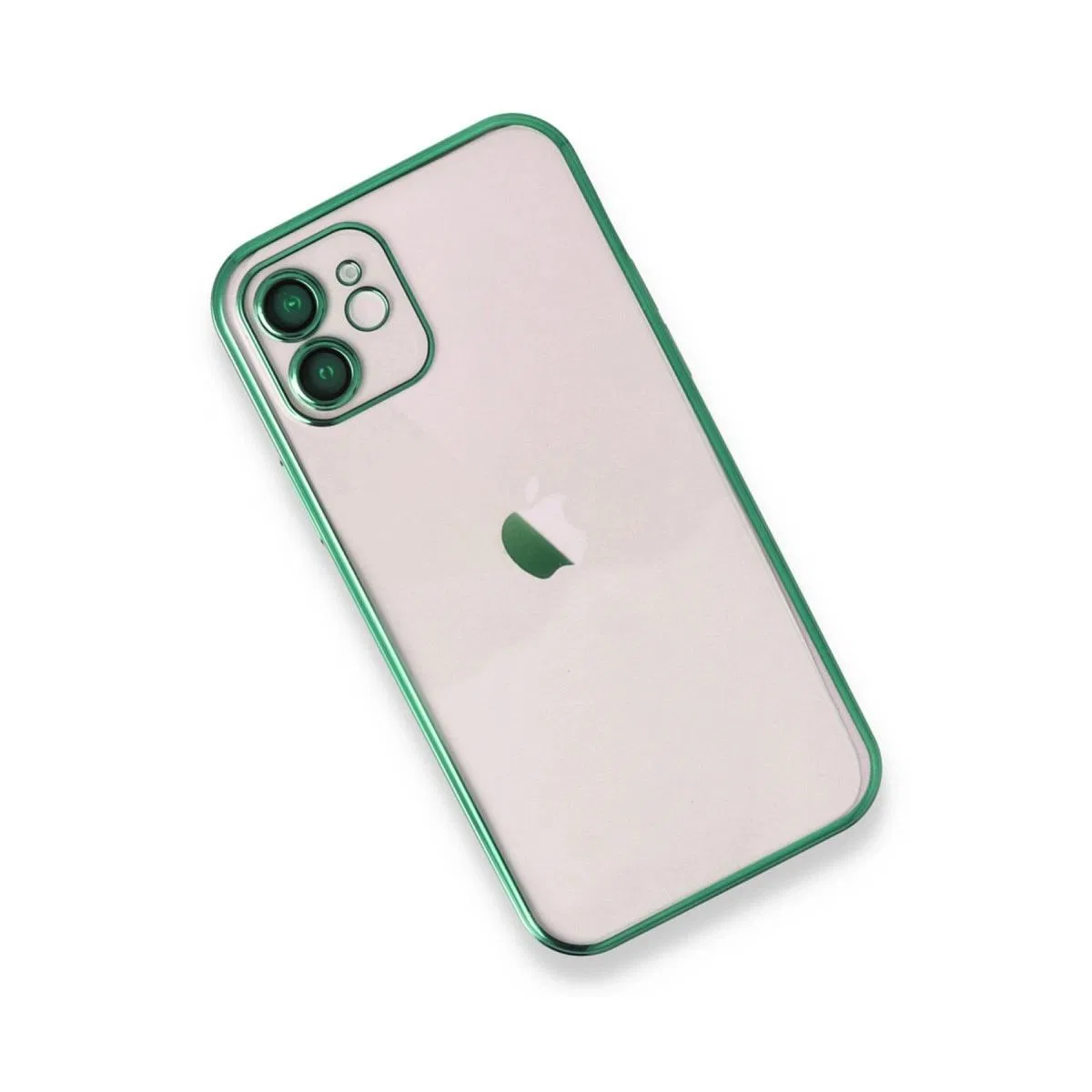 Apple İphone 12 Kılıf Razer Lensli Silikon - Yeşil görsel 3