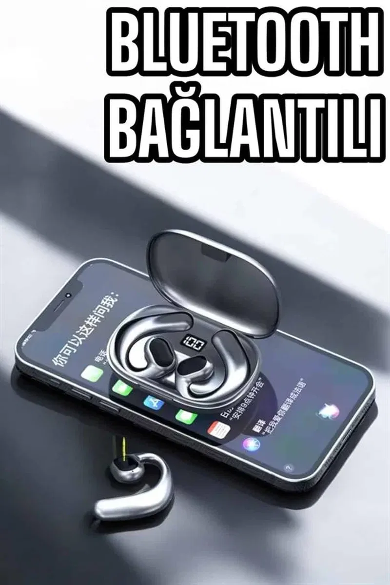 Bluetooth Kulaklık Dijital Göstergeli Uzun Pil Gürültü Önleyici Oyuncu Kulaklığı görsel 3